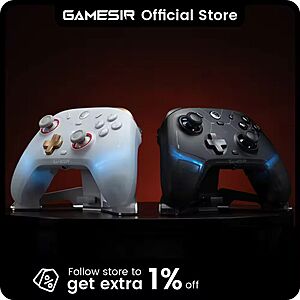 GameSir Cyclone 2 TMR Joystick Hall Linear Trigger Wireless Controller  Cyclone 2 White only $35.50 / Cyclone 2 White set $40.30 + Free Shipping