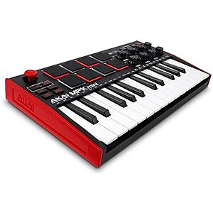 [Resale, AC] $40.84* | 25-Key AKAI MPK Mini MK3 USB MIDI Keyboard Controller (Used - Like New) at Amazon