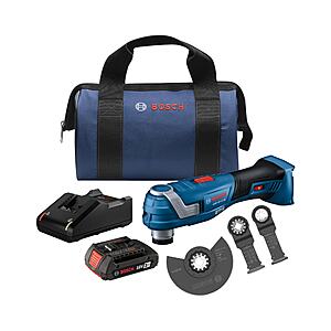 Bosch 18-volt Cordless Brushless 2 -Amp Variable speed 6 -Piece Oscillating Multi-Tool with Soft ( Battery Included and Charger Included ) $109