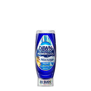 2/$7.95 get $4 Walmart Cash Dawn Platinum Plus, Dish Soap, 13.6 oz. EZ-Squeeze Bottle or 16oz Spray Refills