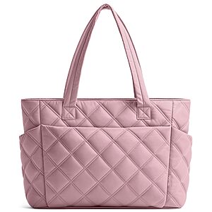 Uselike Women’s Lightweight Quilted Puffer Tote Bag w/ Zipper, 8 Pockets & 15.6" Laptop Compartment (Various Colors) $14.84 + Free Shipping w/ Prime or on $35+