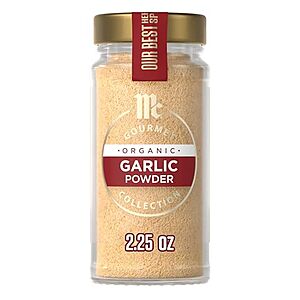 [NEW, SnS] $4.17 | 2.25-Unit McCormick Gourmet Organic Garlic Powder at Amazon
