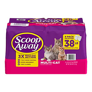 $13,27 ac, get $2.65 in rewards PETSMART PICK UP Scoop Away Multi-Cat Clumping Cat Litter - Meadow Fresh Scent, Clumping