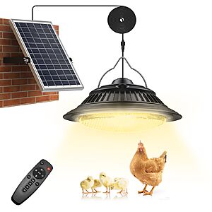 SunBonar Solar Pendant Lights Indoor/Outdoor, IP65 Day/Night for Shed Barn $19.79