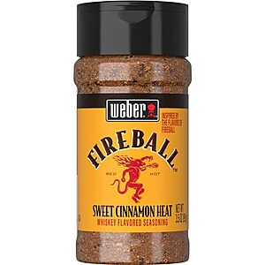 [NEW, SnS] $2.61 | 3.5-Oz Weber Whiskey Flavored BBQ Seasoning (Fireball) at Amazon