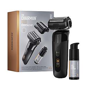 MANSCAPED The Chairman Pro Essentials Kit, Electric Foil Face Shaver $99.99 Free Shipping Costco.com