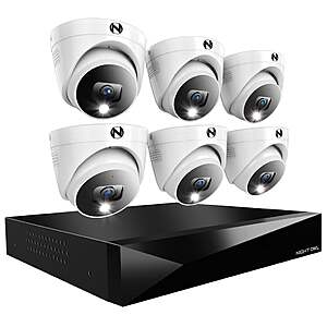 Night Owl 2-Way Audio 12-CH DVR Security System, 1TB 6 Wired 2K Cameras $249.99 free shipping Costco.com