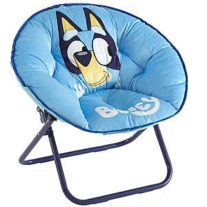 Bluey Kids 27" Saucer Chair $17.49 + Free S&H w/ Walmart+ or on $35+
