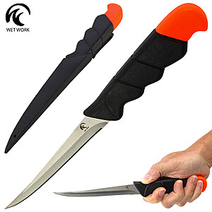 Wet Work Filet Knife (5") w/Sheath $9 + Free Shipping