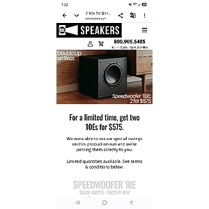 Dual RSL 10E SPEEDWOOFERS $575 Free shipping. subwoofer