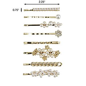 8-Count Scunci Mixed Pearl Bobby Pins (Gold) $4.49 + Free Shipping w/ Walmart+ or on $35+