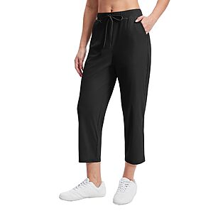 Alaroo Women's 7/8 Stretch Ankle High Waisted Travel Pant $5.99 + Free Shipping w/ Prime or on $35+