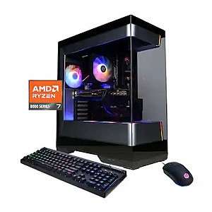 CyberPowerPC Gaming Desktop: Ryzen 7 8700F, RX 7700 (16GB), 16GB DDR5, 1TB SSD SSD $1099.99