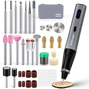 Amazon – Sulataya Cordless Engraving Pen Kit - $17.99 w/ Code
