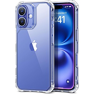 ESR iPhone 16/15 Pro Max/15 Pro/5/14 Pro/14/13 Military-Grade Protective Case $3.50 & More + Free Shipping w/ Prime or orders $35+