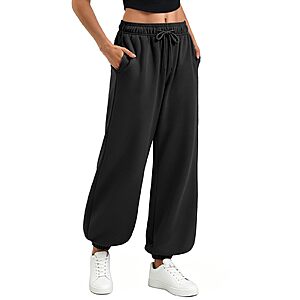 Amazon – Ipletix Women's High-Waisted Baggy Sweatpants - $9.89 w/ Code