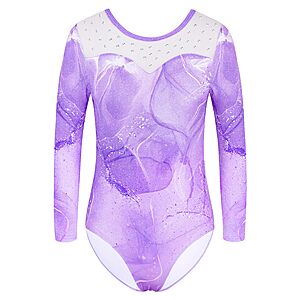 Amazon – EQSJIU Girls Long-Sleeve Gymnastics Leotard - $6.49 w/ Code