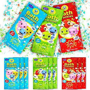 Amazon – SWCANDY 12-Pack Bath Crackles Sensory Bath Toys - $11.39 w/ Code