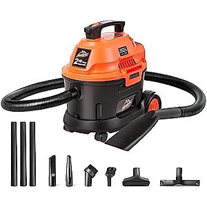 [Resale, AC] $36.25 | Armor All AA255W 2.5 Gal 2 Peak HP Wet/Dry Utility Vac Orange/Black (Used - Like New) at Amazon