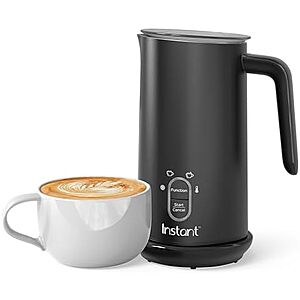 [Resale, AC] $16.97 | Instant Pot 4-in-1 Milk Frother, 10 oz, Black (Used - Like New) at Amazon