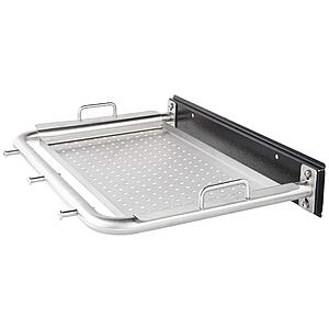 Pit Boss Deluxe Stainless Steel Grill Side Shelf – Removable Prep Tray with Tool Hooks – 19.02" L x 14.81" W x 2.76" H $37.49