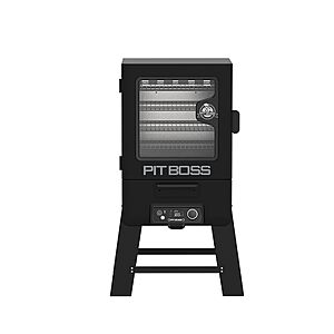 Pit Boss 3-Series WiFi & Bluetooth Digital Vertical Smoker with LCD Digital Controller and Wood Chip Tray, 880-Sq. In. 4-Rack Cooking Space, 100°F to 300°F Temperature