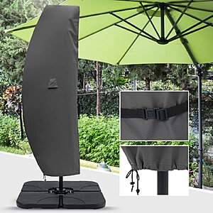 Offset Umbrella Cover for 8FT to 15FT Gray by ABCCANOPY $19.54