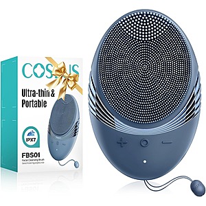 Prime Members: COSLUS Facial Cleansing Brush Face Scrubber (Navy Blue) $5 + Free Shipping