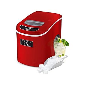 27-Lb Whynter Capacity Compact Portable Ice Maker (Metallic Red) $69.99 + Free Shipping w/ Prime or $6 Fee per Order