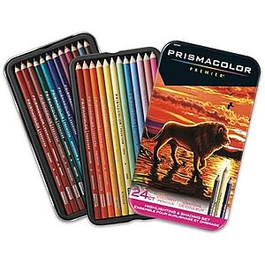 [NEW, SnS, AC] $16.49 | 24-Count Prismacolor Premier Soft Core Colored Pencils at Amazon