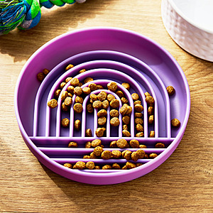 Vibrant Life Silicone Slow Feeder Pet Bowl (8" Round or 12"x8" Rectangle) $2.44 + Free S&H w/ Walmart+ or on $35+