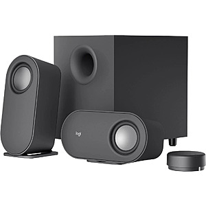 Refurbished Good: Logitech Z407 Bluetooth Computer Speakers with Subwoofer Graphite $46.8