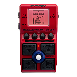 Zoom MS-60B+ Analog MultiStomp Bass Effects Pedal $75 + Free S/H