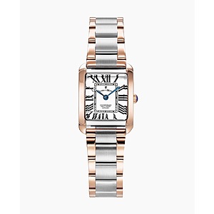Jacques Du Manoir Women's Emily Bicolor Rose & Silver White Dial Swiss Watch $189 + $9.82 Shipping