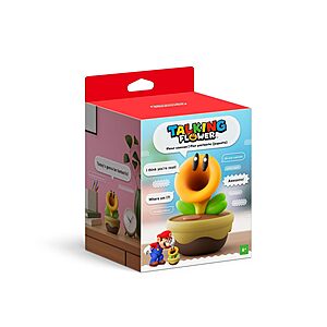 Nintendo Talking Flower Interactive Plush (Super Mario Bros. Wonder) $26.16 + Free Shipping w/ Prime or on $35+