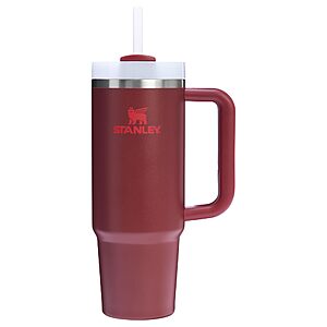 STANLEY Quencher H2.0 Flow State Tumbler, 30 oz, Cranberry $20