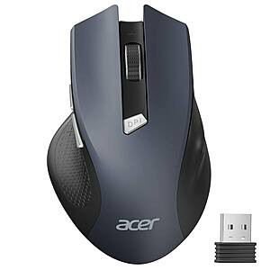 Acer 2.4GHz Wireless USB Mouse w/ Adjustable DPI (Black) $9.99 + Free Store Pickup at Best Buy