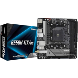 Amazon - ASRock B550M-ITX/AC Supports 3rd Gen AMD AM4 Ryzen™ / Future AMD Ryzen™ Processors motherboard Mini ITX - $89.99