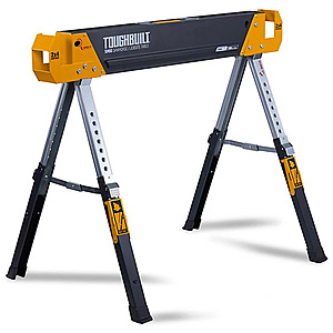 ToughBuilt 40.28 in. W x 31.89 in. H 2,600 lb. Capacity SH60 Sawhorse & Jobsite Table, Steel $49.99