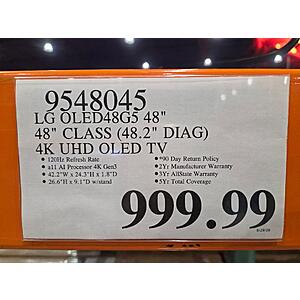 Lg 48" g5 $999.99