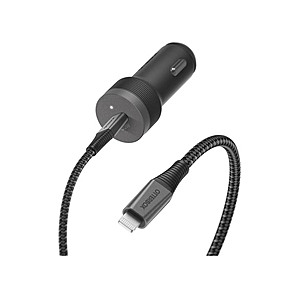 $11.99 | Otterbox 30W Lightning to USB-C Car Charging Kit at Woot!