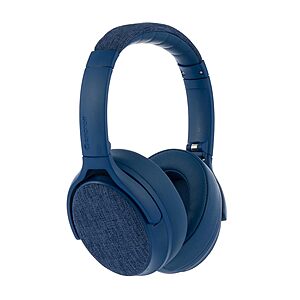 Amazon Made for Amazon Active Noise Cancelling Bluetooth Headphones w/ Built-in Microphone (Blue) $19.99 + Free Shipping w/ Prime or on $35+