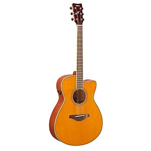 Yamaha FSC-TA Concert Cutaway Transacoustic Guitar w/ Chorus and Reverb, Vintage Tint $579.99