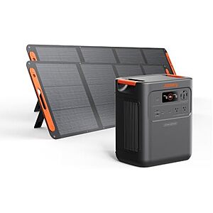 $2469* | Jackery HomePower 3600 Pro Max and 2x200W, 3584Wh, 2000W 120V/4000W 240V at Amazon
