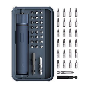 HOTO 25-Piece Upgraded Electric Screwdriver Kit, Cordless Screwdriver $29.99