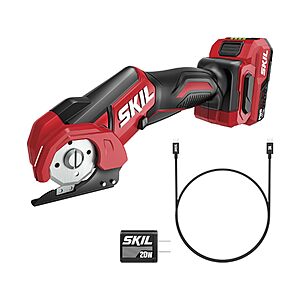 $69 - SKIL PWRCORE 12V 1/4-Inch Multi-Cutter Kit, Includes 2.0Ah Battery and 20W USB-C PD Charger - ES4651A-1C