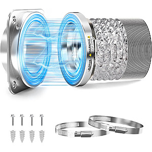 ALORAIR Magnetic Dryer Vent Connector Kit DV180, 4-Inch Quick Connect $18.69 @Amazon