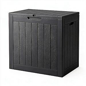 Amazon – NUNU LAB 34-Gal Lockable Outdoor Storage Deck Box, Black - $20.99 w/ Code