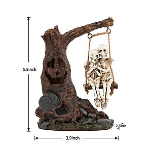 Amazon – Smadeer Halloween Skull Statue w/ LED Light & Timer - $10.99 w/ Code