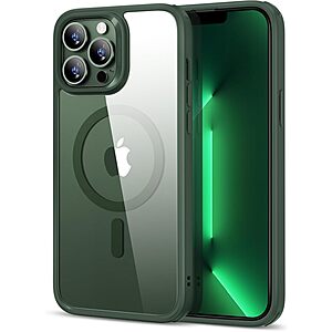 ESR for iPhone 16 Pro Max Case (4 in 1) Set, Translucent Matte Case with Screen Protector, Compatible with MagSafe, Military-Grade Protection, Classic Series,Frosted Green $3.99